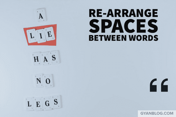 leetcode-rearrange-spaces-between-words-gyanblog